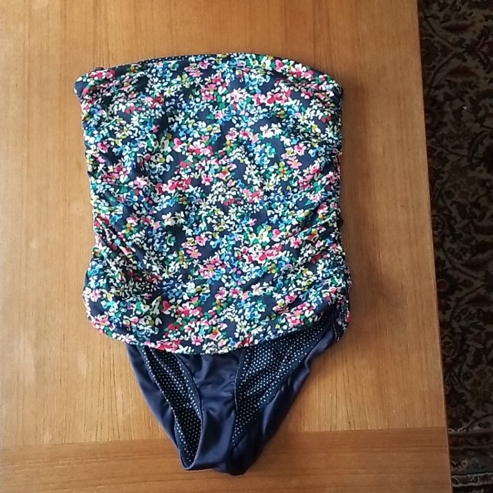 Reversible Floral & Polka Dotted One piece